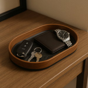 Élégance Noire – Vide-poche premium