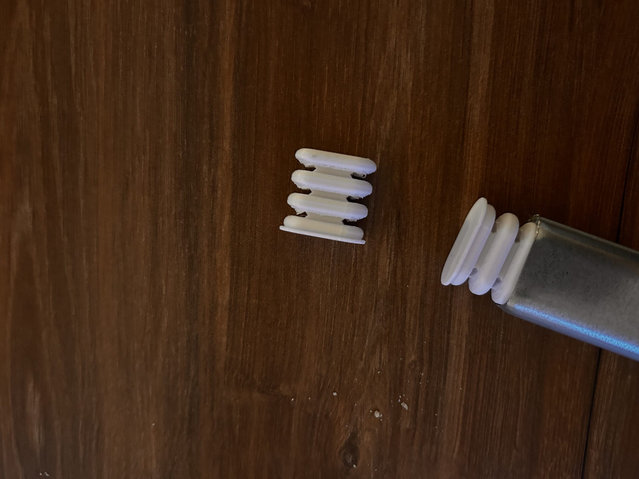 Embout cassé et reproduit