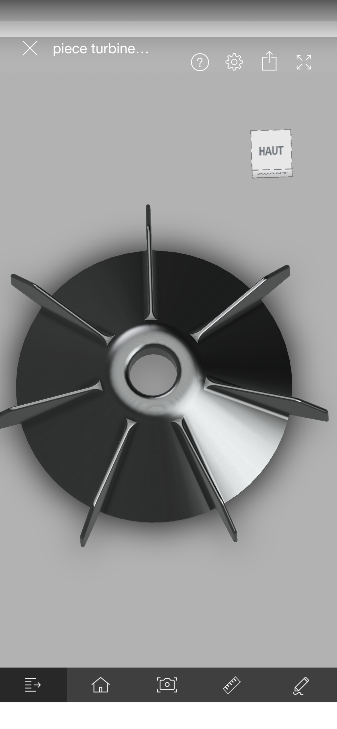 Modélisation 3D turbine Fusion 360