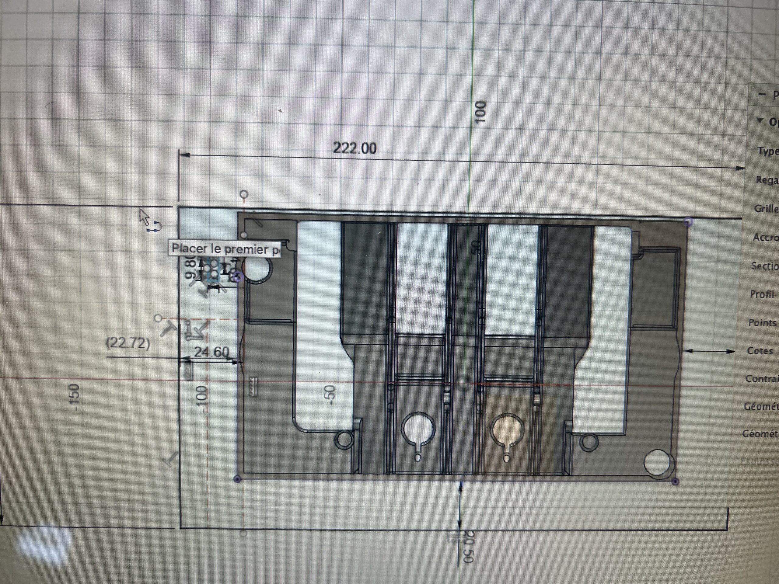 Pièce montée après impression