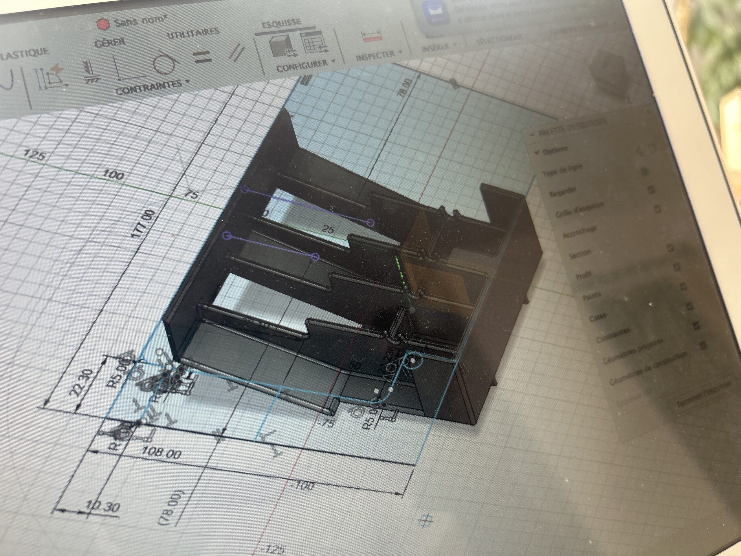 Modélisation 3D Fusion 360 embout